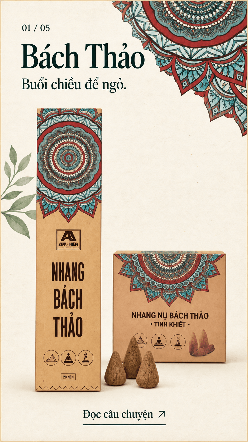 Bộ thẻ hương Bách Thảo trọn vẹn
