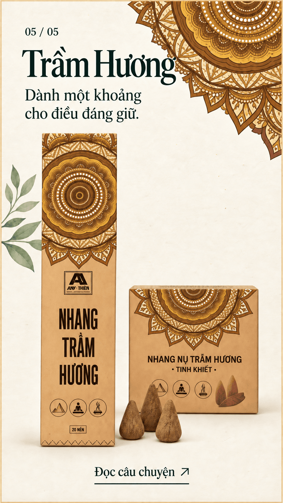 Bộ thẻ hương Trầm Hương trọn vẹn